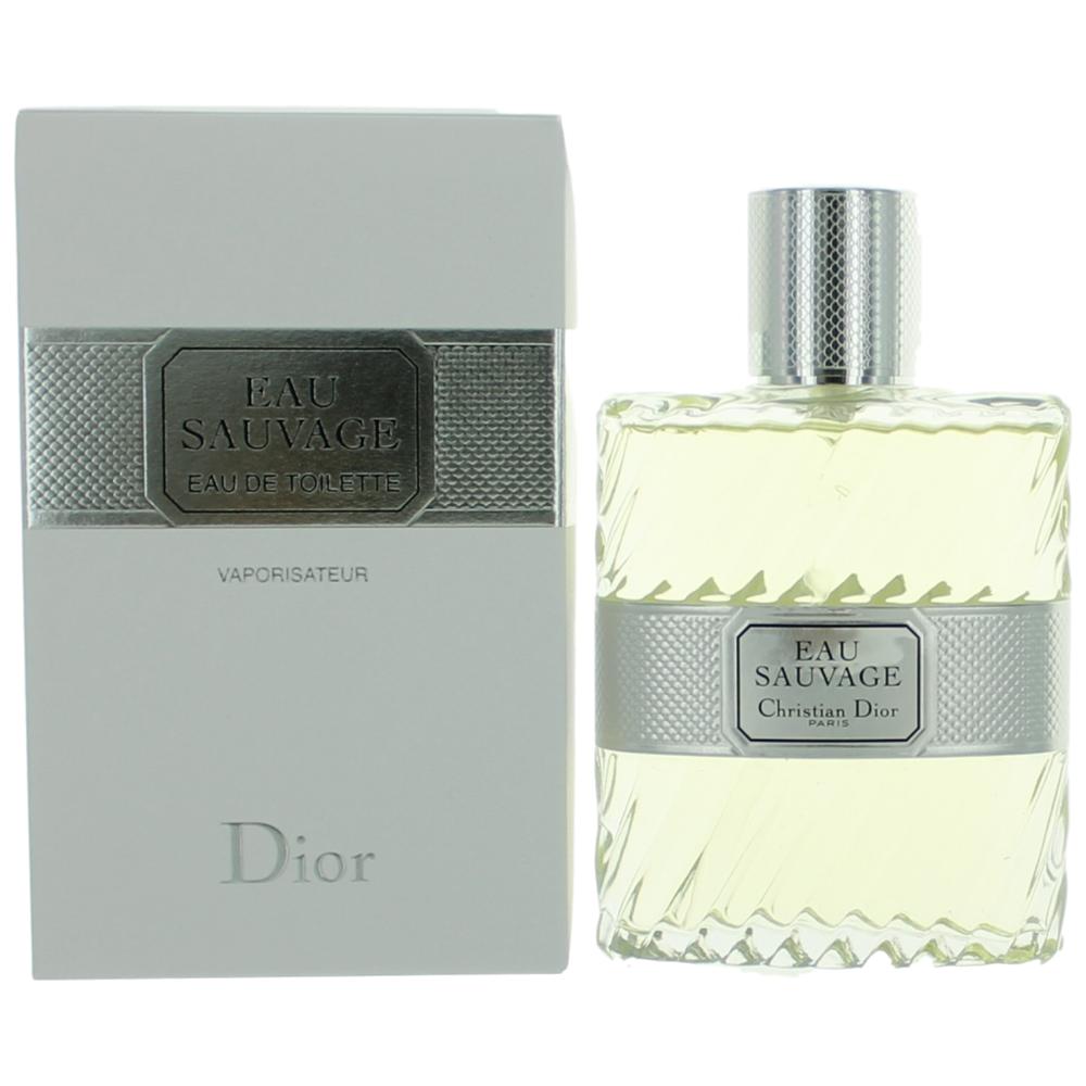 Bottle of Eau Sauvage by Christian Dior, 3.4 oz Eau De Toilette Spray for Men